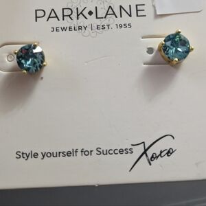 Park Lane Gold and Teal Earrings